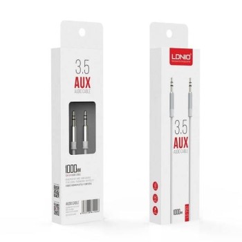 LDNIO ΚΑΛΩΔΙΟ ΗΧΟΥ LS-Y02  3,5ΜΜ, 1M, ΛΕΥΚΟ