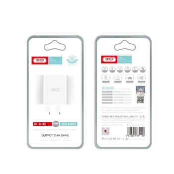 XO ΦΟΡΤΙΣΤΗΣ ΤΑΞΙΔΙΟΥ L65 2.4A ΜΕ 2 ΘΥΡΕΣ USB