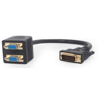 ΔΙΑΚΛΑΔΩΤΗΣ DVI-I ΣΕ 2 VGA  0.2 m