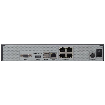 TVT 3104-4P H.265, 4CH ΚΑΤΑΓΡΑΦΙΚΟ NVR, 1 HDD SLOT, POE