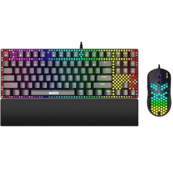 MARVO CM373 GAMING SET, ΜΗΧΑΝΙΚΟ ΠΛΗΚΤΡΟΛΟΓΙΟ+ΠΟΝΤΙΚΙ