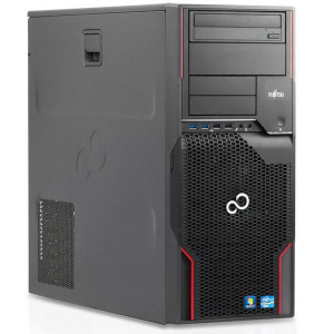 REF WORKSTATION FUJITSU W520 TOWER, E3-1240v2, 24GB ,WIN10 PRO, K2200, + 256GB SSD, GRADE A