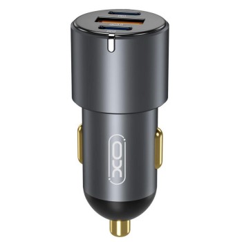 XO CC45 ΦΟΡΤΙΣΤΗΣ ΑΥΤΟΚΙΝΗΤΟΥ PD+QC3.0 30W, 3 ΘΥΡΕΣ