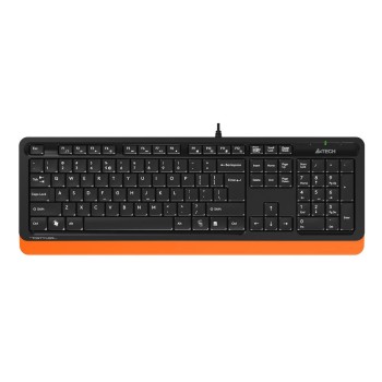 A4TECH ΠΛΗΚΤΡΟΛΟΓΙΟ FK10 ΜΑΥΡΟ/ΠΟΡΤΟΚΑΛΙ