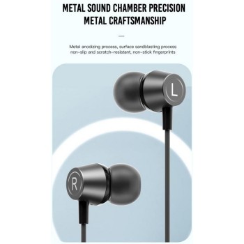 XO EP59 IRONMAN ΑΚΟΥΣΤΙΚΑ HANDSFREE 3.5MM, ΜΑΥΡΟ