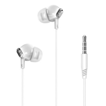 XO EP58 ΜΟΜΜΥ ΑΚΟΥΣΤΙΚΑ HANDSFREE 3.5MM, ΛΕΥΚΟ