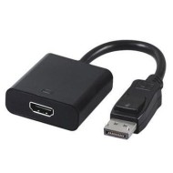 CABLEXPERT ΑΝΤΑΠΤΟΡΑΣ DISPLAYPORT TO HDMI, ΜΑΥΡΟ