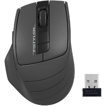 ΠΟΝΤΙΚΙ ΑΣΥΡΜΑΤΟ A4Tech FG30 2000 DPI, ΜΑΥΡΟ/ΓΚΡΙ