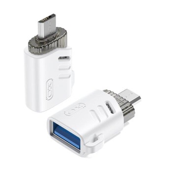 XO NB256C USB-A FEMALE TO MICRO OTG ADAPTER, ΛΕΥΚΟ