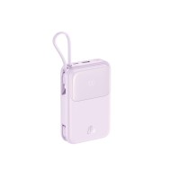 XO PR234 POWERBANK 22.5W+PD20W ME ΟΘΟΝΗ ΚΑΙ ΚΑΛΩΔΙΟ LIGHTNING + TYPE-C 20000MAH, ΜΩΒ