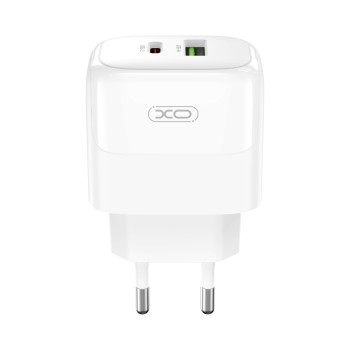 XO L137 ΦΟΡΤΙΣΤΗΣ PD20W/QC18W, 1 ΘΥΡΑ USB + 1 ΘΥΡΑ PD, ΛΕΥΚΟΣ