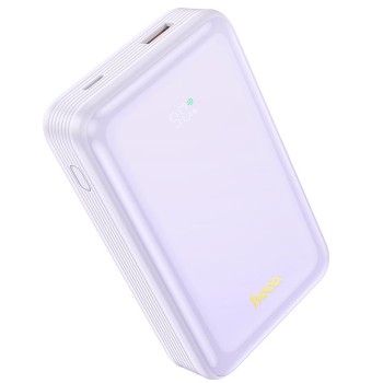 HOCO Q21A GREAT FULLY COMPATIBLE POWER BANK, 20.000mAh, 22.5W ΜΕ ΟΘΟΝΗ, ΜΩΒ