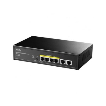 CUDY FS1006P 4+2Port 10/100M PoE+ SWITCH, 60W