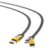 XO NB283 4-in-1 BRAIDED FLAT, DATA CABLE, ΓΚΡΙ
