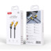 XO NB283 4-in-1 BRAIDED FLAT, DATA CABLE, ΓΚΡΙ