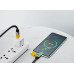 XO NB283 4-in-1 BRAIDED FLAT, DATA CABLE, ΓΚΡΙ