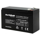 NORTHBATT BATTERY 12V 7AH (6.3 FASTON)