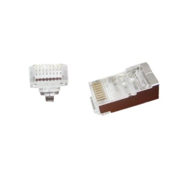 ΑΚΡΟΔΕΚΤΗΣ CABLEXPERT 8P8C RJ45 FTP PASS THROUGH, ΣΑΚΟΥΛΑΚΙ 50 ΤΕΜ
