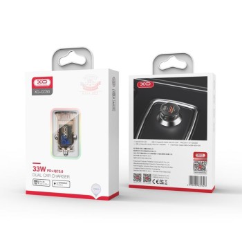 XO CC50 ΔΙΑΦΑΝΟΣ ΦΟΡΤΙΣΤΗΣ ΑΥΤΟΚΙΝΗΤΟΥ PD20W+QC3.0 18W