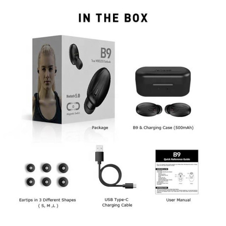 JABEES B9 TRUE WIRELESS EARBUDS