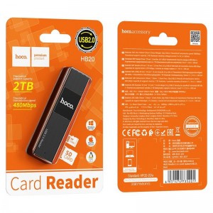 HOCO HB20 MINDFUL 2-IN-1CARD READER(USB2.0)
