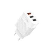XO ΦΟΡΤΙΣΤΗΣ ΤΑΞΙΔΙΟΥ L72 QC3.0+2.1A, 18W, 3 ΘΥΡΕΣ