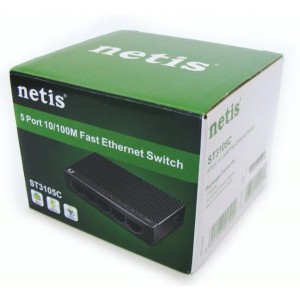 NETIS ST3105C SWITCH 5-PORT 10/100Mbps