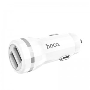 HOCO Z27 STAUNCH DUAL PORT USB CAR CHARGER