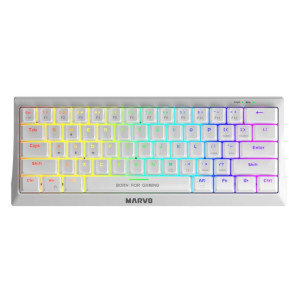 MARVO KG962 GAMING RGB ΜΗΧΑΝΙΚΟ ΠΛΗΚΤΡΟΛΟΓΙΟ, ΛΕΥΚΟ