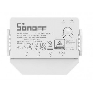 SONOFF ΔΙΚΟΠΤΗΣ WIFI MINIR3, 16A