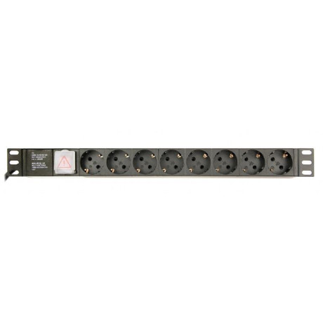 ENERGENIE ΠΟΛΥΜΠΡΙΖΟ 8 ΘΕΣΕΩΝ SCHUKO, RACK MOUNT, 1U, 10A, 3M, C14.