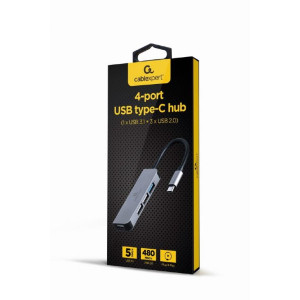 GEMBIRD USB3 HUB, 1USB 3.0, 3XUSB 2.0