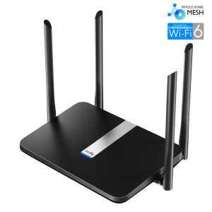 CUDY X6 AX1800 GIGABIT MESH ROUTER, WIFI 6