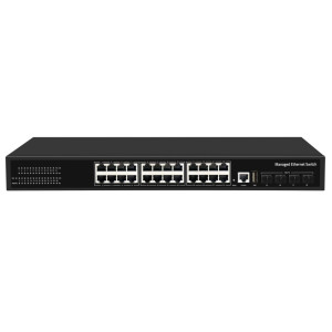 CUDY GS5024S4 24-PORT LAYER 3 MANAGED GIGABIT SWITCH WITH 4 10G SFP SLOTS