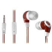 DEFENDER EARPHONES PULSE 430 WHITE & RED