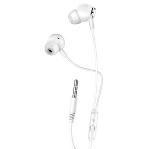 XO EP58 ΜΟΜΜΥ ΑΚΟΥΣΤΙΚΑ HANDSFREE 3.5MM, ΛΕΥΚΟ