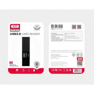 XO DK05B USB 3.0 2-in-1 CARD READER