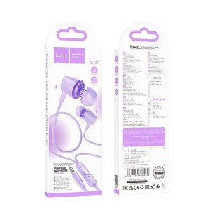 HOCO M107 DISCOVERER ΑΚΟΥΣΤΙΚΑ HANDSFREE, ΜΩΒ