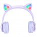 HOCO W39 CAT EAR ΑΚΟΥΣΤΙΚΑ ΜΕ ΜΙΚΡΟΦΩΝΟ, ΜΩΒ, 3.5mm