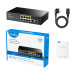 CUDY GS1010P 8 PORT + 2 UPLINK GIGABIT POE+ SWITCH, 120W