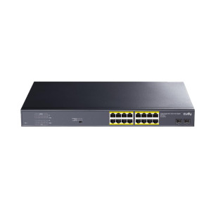 CUDY GS1020PS2 16 PORT + 2 GIGABIT SFP POE+ SWITCH, 200W