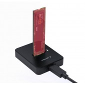 GEMBIRD ΒΑΣΗ HDD - DOCKING STATION ΜΑΥΡΟ USB Type-C M.2 SATA