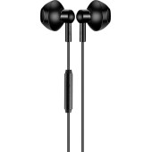 WESDAR R25 IN-EAR HEADPHONES, ΜΑΥΡΟ