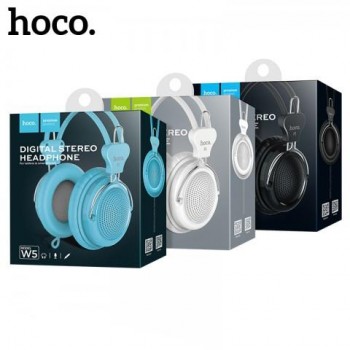 HOCO W5 MANNO HEADPHONE WITH MIC, BLUE
